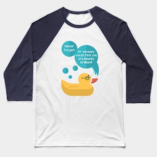 Mr Weasley's Duck Baseball T-Shirt